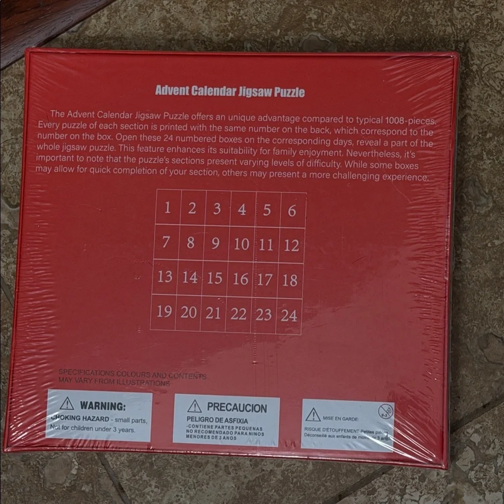 NWT 1008 Piece Jigsaw Puzzle Advent Calendar Holiday